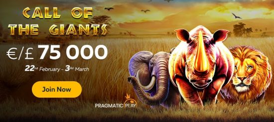 call of the giants slot tournament